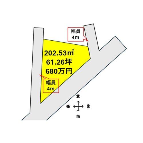 No2416_水戸市赤塚一丁目区画図
